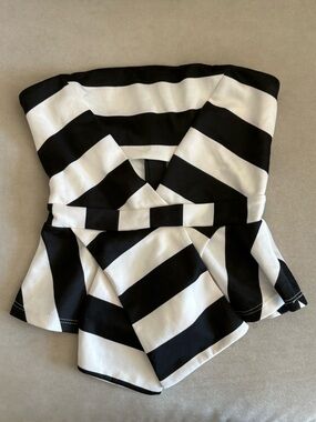 Guess Striped Bustier Top